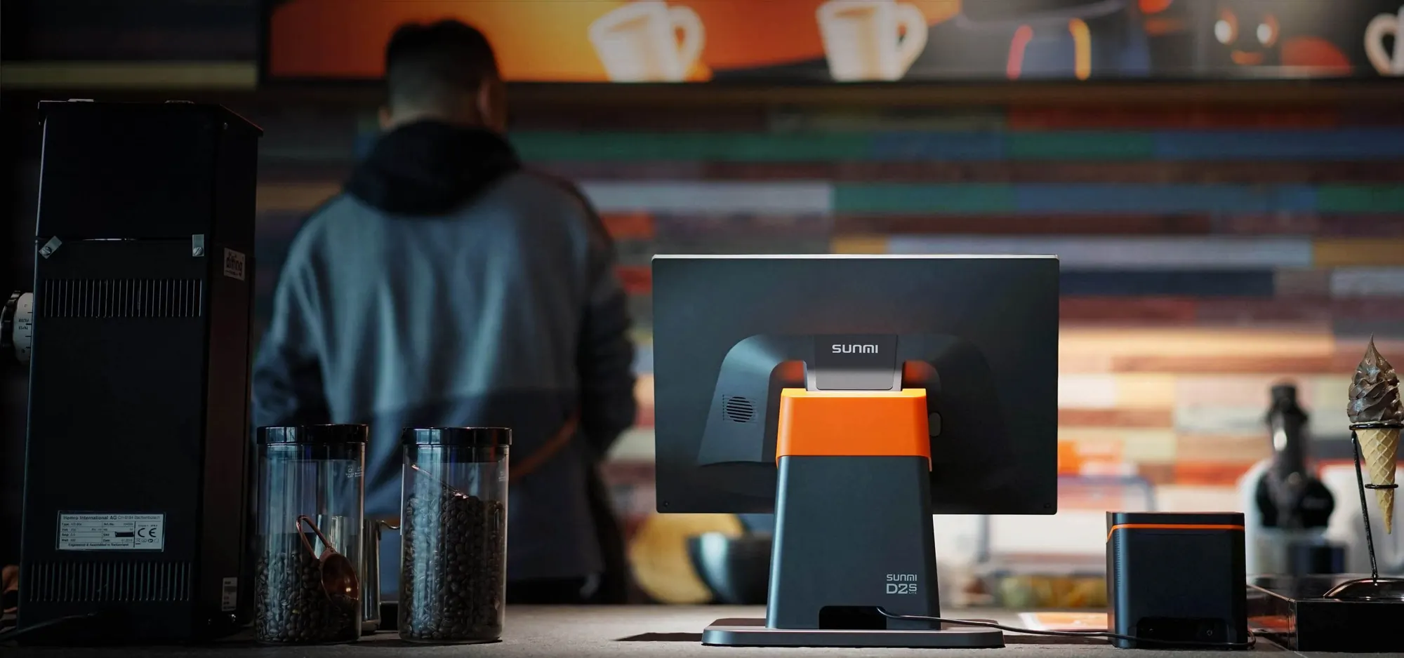 Sunmi P3 cash register with Smable