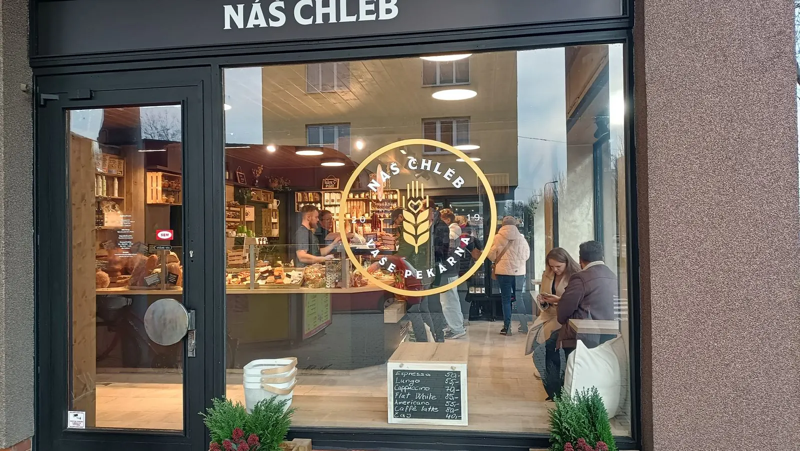 Schaufenster einer Bäckerei