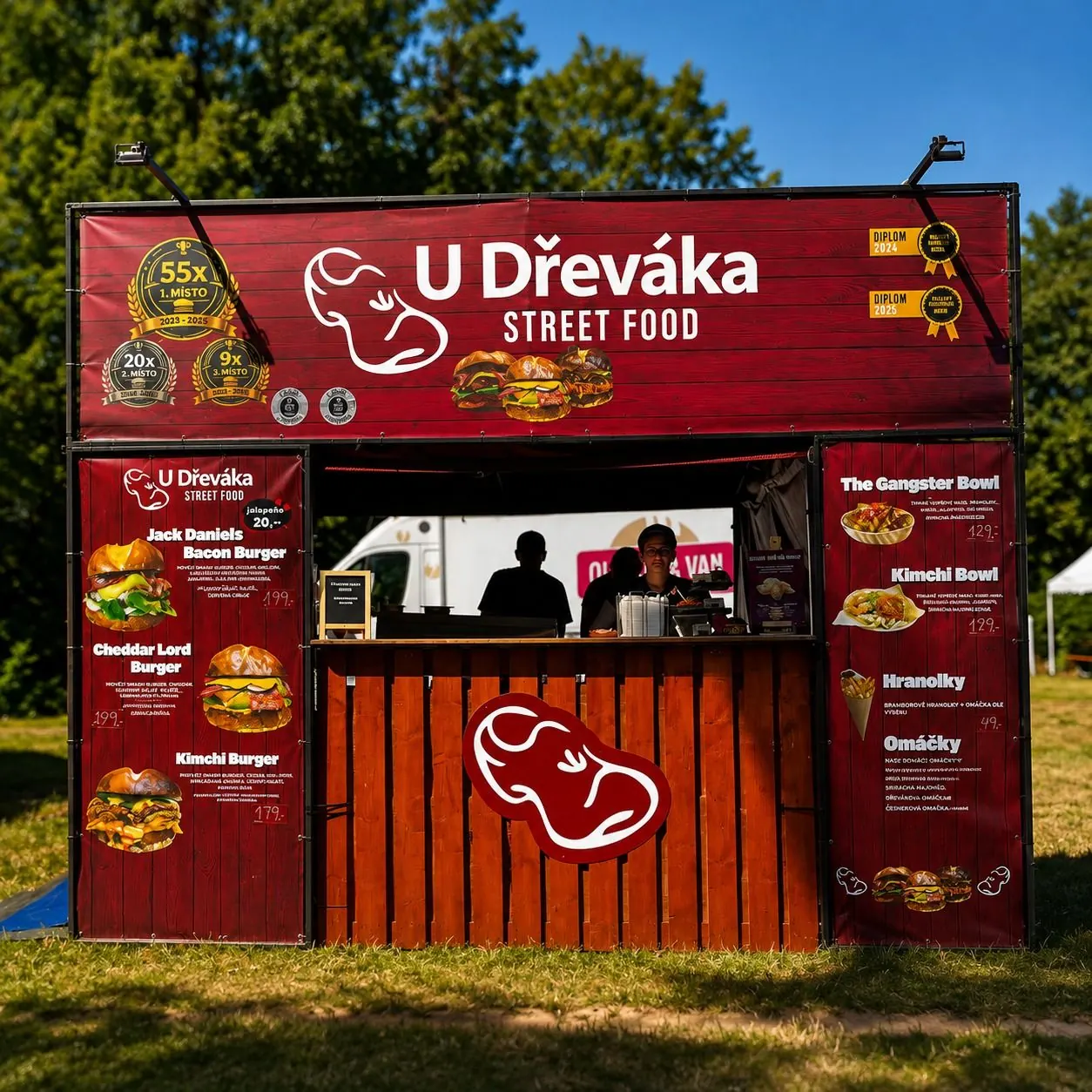 Stánek U Dřeváka na festivalu